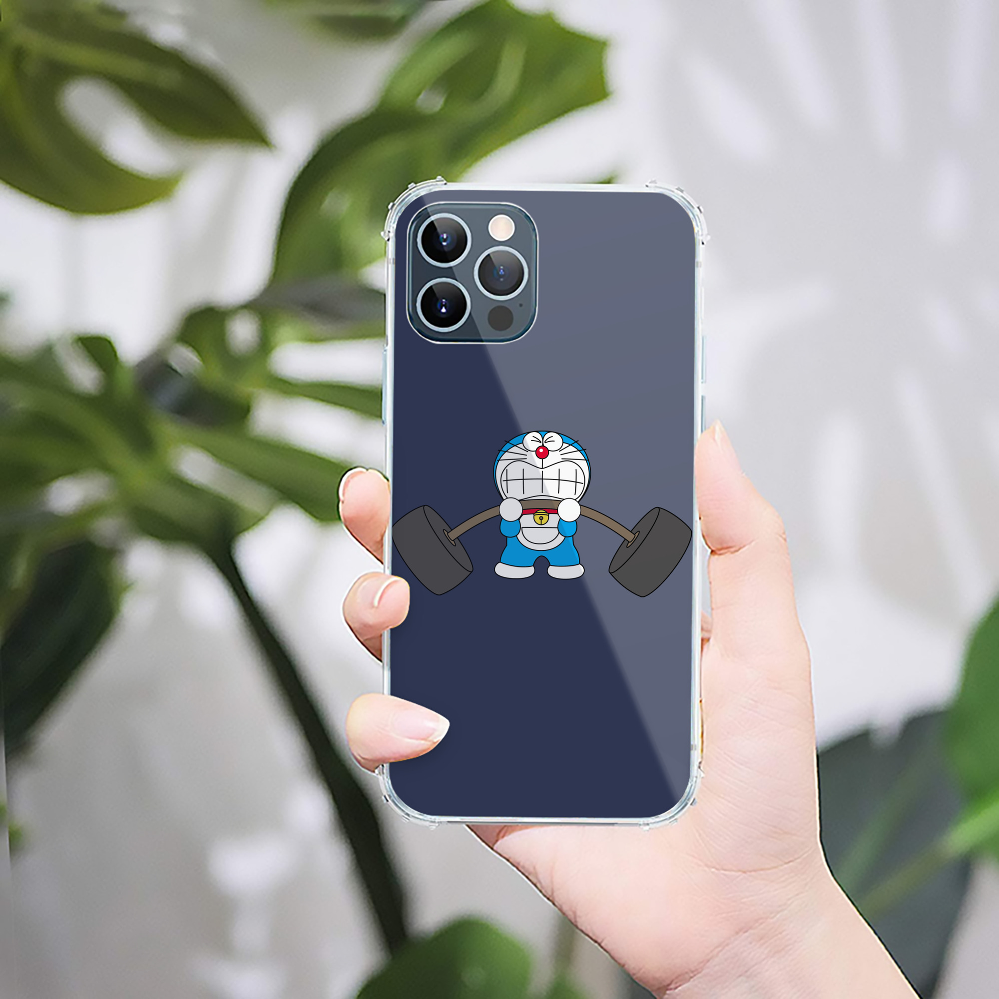 （画像用） ドラえもん Doraemon 【iPhone 12シリーズ対応】透明スマホケース（クリアソフトケース）